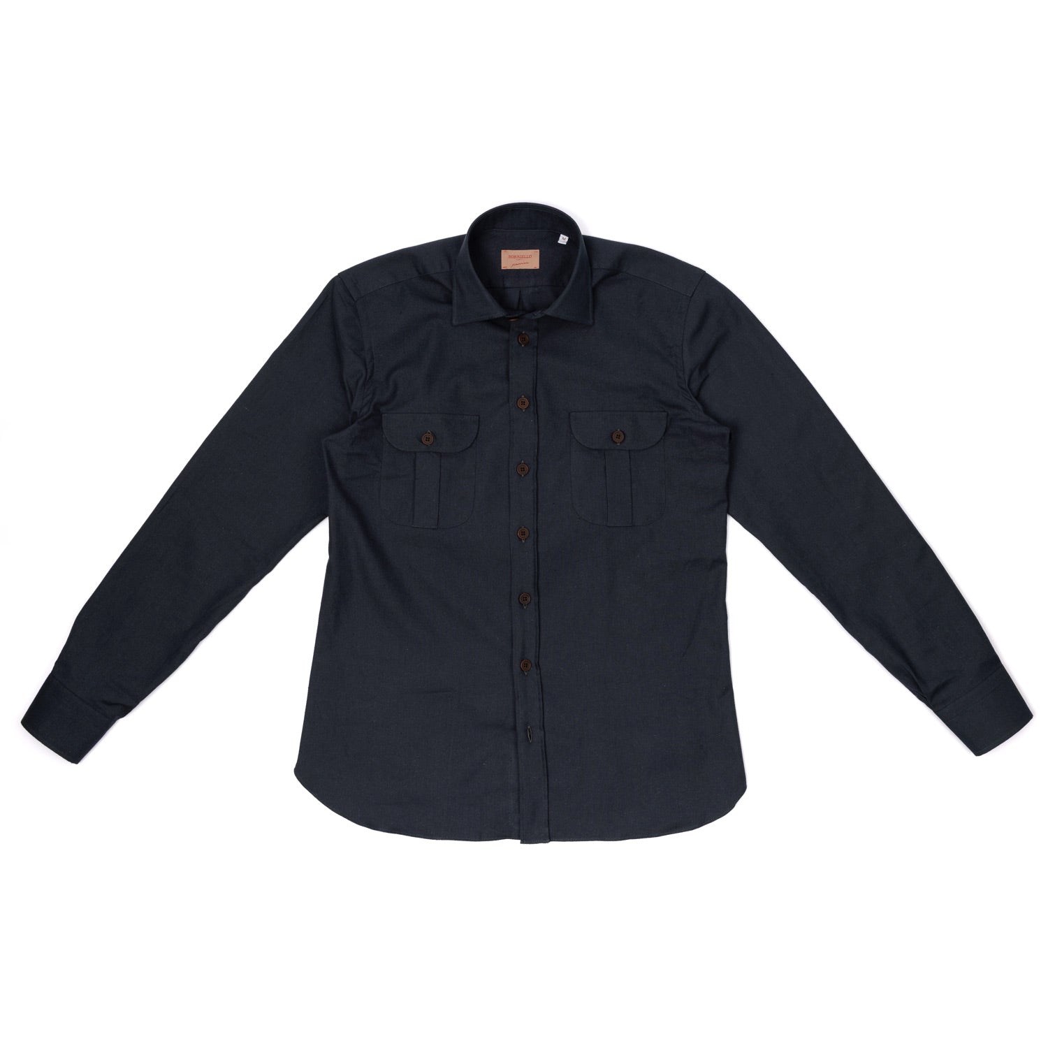 Sports Shirt "Montagne" made from a Pre-Washed Cotton Drill - Linea Passion